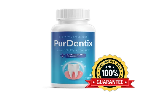 PurDentix oral health chewable supplement bottle